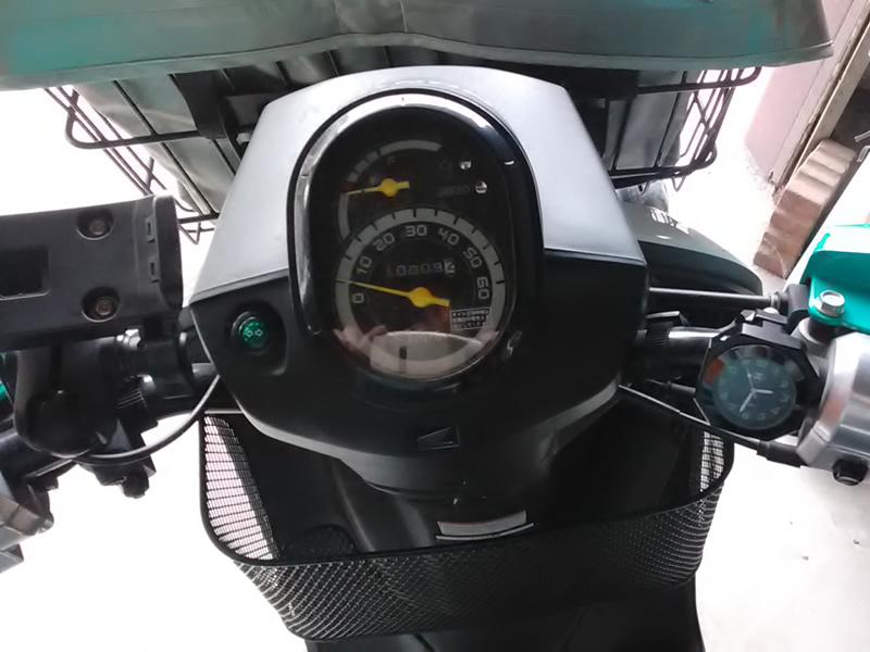 スクーター、1万キロ突破!